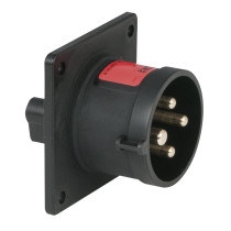 CEE 16 A/400 V 4-pin Socket male Nero - IP44
