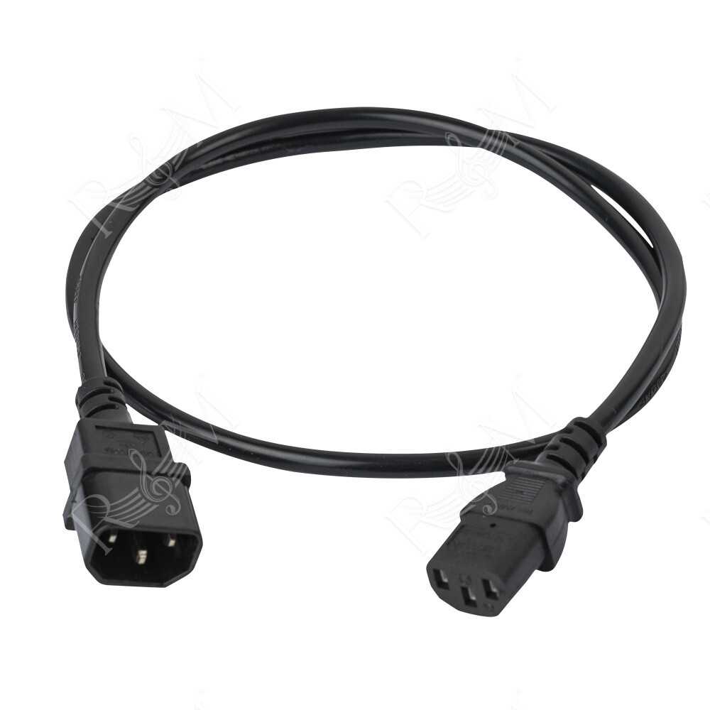 IEC C13 Female to IEC C14 Male 3x 1.0 mm² 3 m