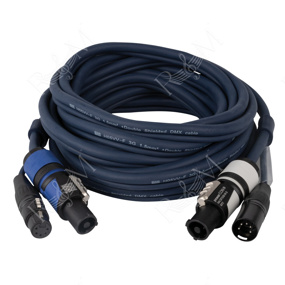 Cavo Hybrid FP18 - powerCON & 5-pin XLR