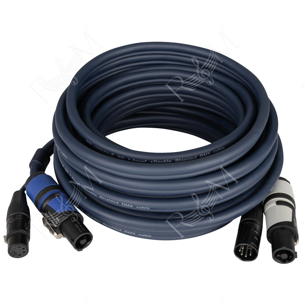 Cavo Hybrid FP18 - powerCON & 5-pin XLR