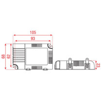 Driver LED universale - 25 W