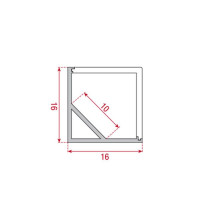 Profilo Pro 5 Angolo - Coperchio quadrato