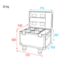 Case per 4 x Shark Beam FX