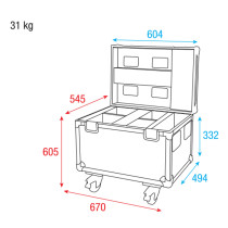 Case per 4x Phantom 65