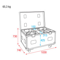 Case per 4 x Phantom 100 / 180
