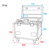 Case for 2x Phantom 3R Hybrid Linea Premium