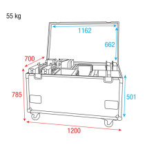 Case for 4x Helix S5000 and accessories