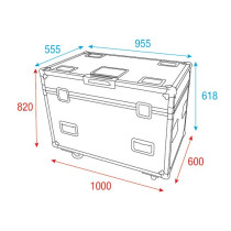 Flight case per 4x Furion B402 Beam