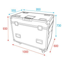 Flight case per 2x Furion H402 Hybrid