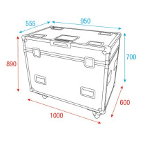 Flight case per 2x Furion S402 Spot o P402 Profile