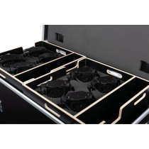Flight case per 2x Stage Blinder FLEX Blaze / Titan Strobe FLEX FX