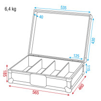 Case for 170 CDs Flight Case