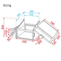 Combi Case 6U + 10U top