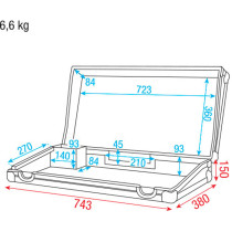 Case for Showmaster 48 Scatola di trasporto