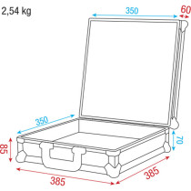 Case for ER1193 Wireless Mic Baule per microfono wireless ER1193