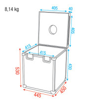 Case for 40 cm Mirror Ball Custodia per sfera specchiata da 40 cm