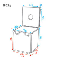 Case for 50 cm Mirror Ball Custodia per sfera specchiata da 50 cm