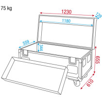 Case per kit Pipe & Drape FOH
