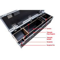 Case per Pipe & Drape con basi da 45 cm