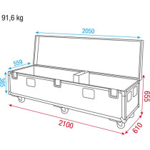 Case per Pipe & Drape con basi da 45 cm