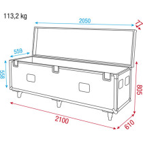 Case per Pipe & Drape con basi da 60 cm