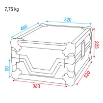Case for Pioneer CDJ-player modelli: CDJ-800/850/900/1000/2000