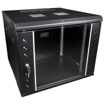RCA-WMH-9 9 U Armadio di rete con porta in vetro