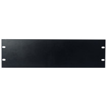 19 inch Blind Panel Black 3U