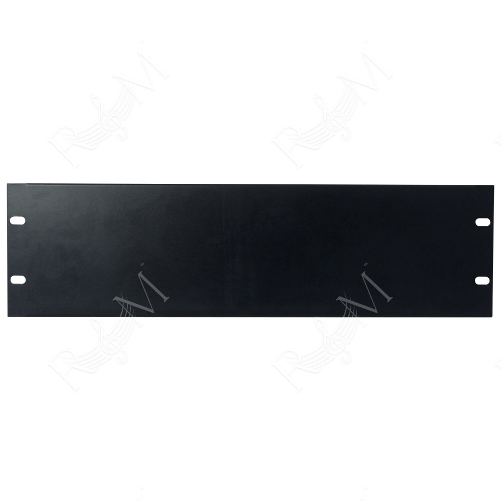 19 inch Blind Panel Black 3U