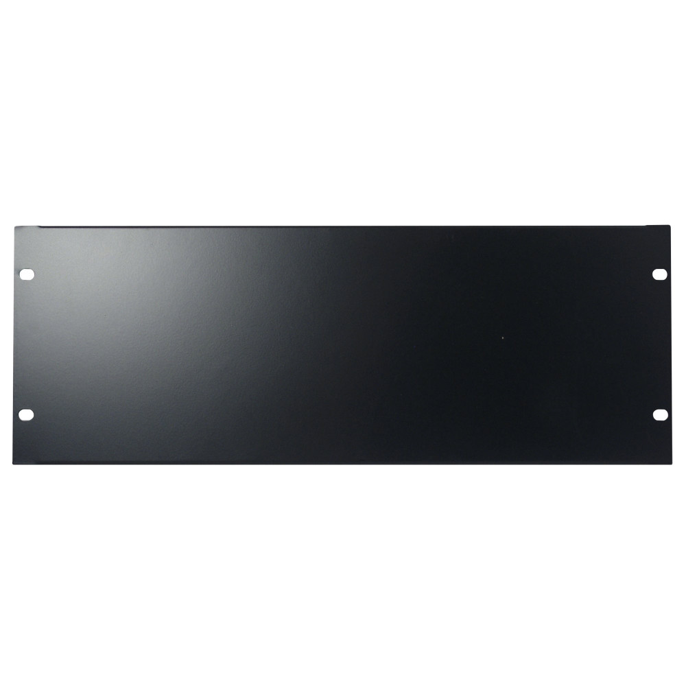 19 inch Blind Panel Black 4U