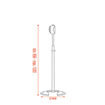 Stand per microfono con sistema Quick Lock