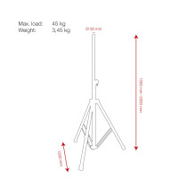 Stand per altoparlanti Mammoth