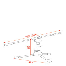 Supporto per microfono Mammoth - Basso