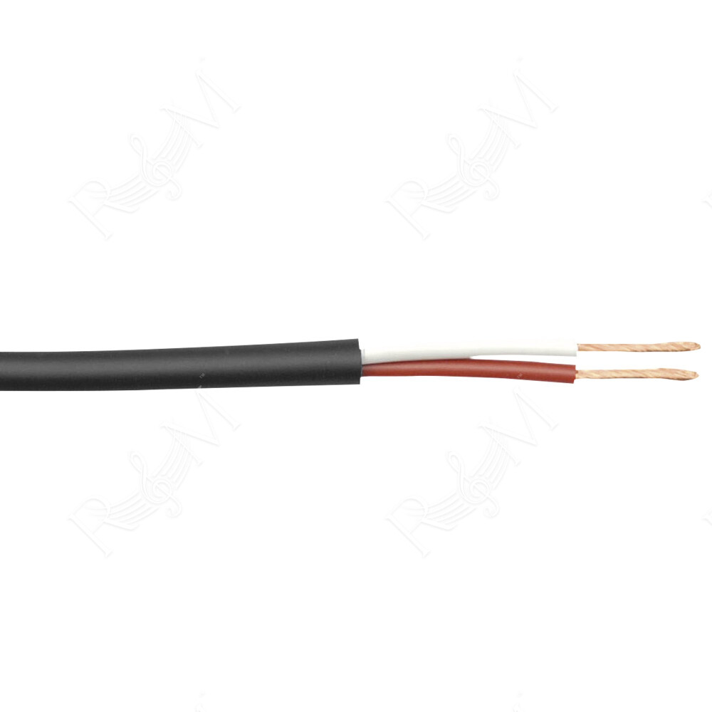 SPC-225 Cavo altoparlante da palco 2 x 2,5 mm - 100 m su rocchetto - rivestimento nero