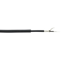 LC-126 Cavo di linea asimmetrico nero - 100m su rocchetto