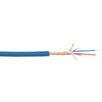 MC-216 Mic / cavo di linea - 100m su rocchetto - blu