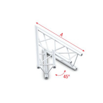 Deco-22 Triangle Truss - Corner ACM19 - 45° corner