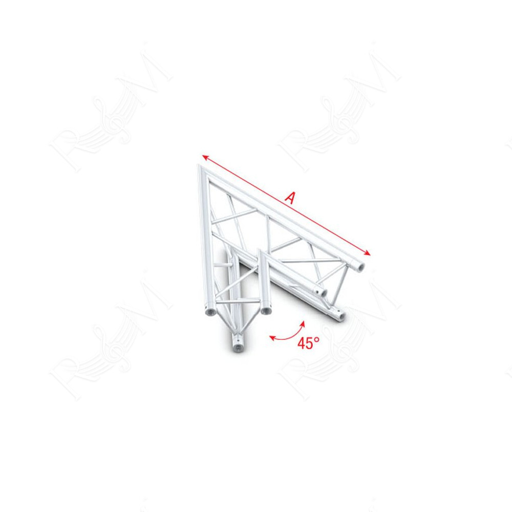 Deco-22 Triangle Truss - Corner ACM19 - 45° corner