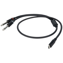 FL111 - Da USB-C a 2 jack mono L/R
