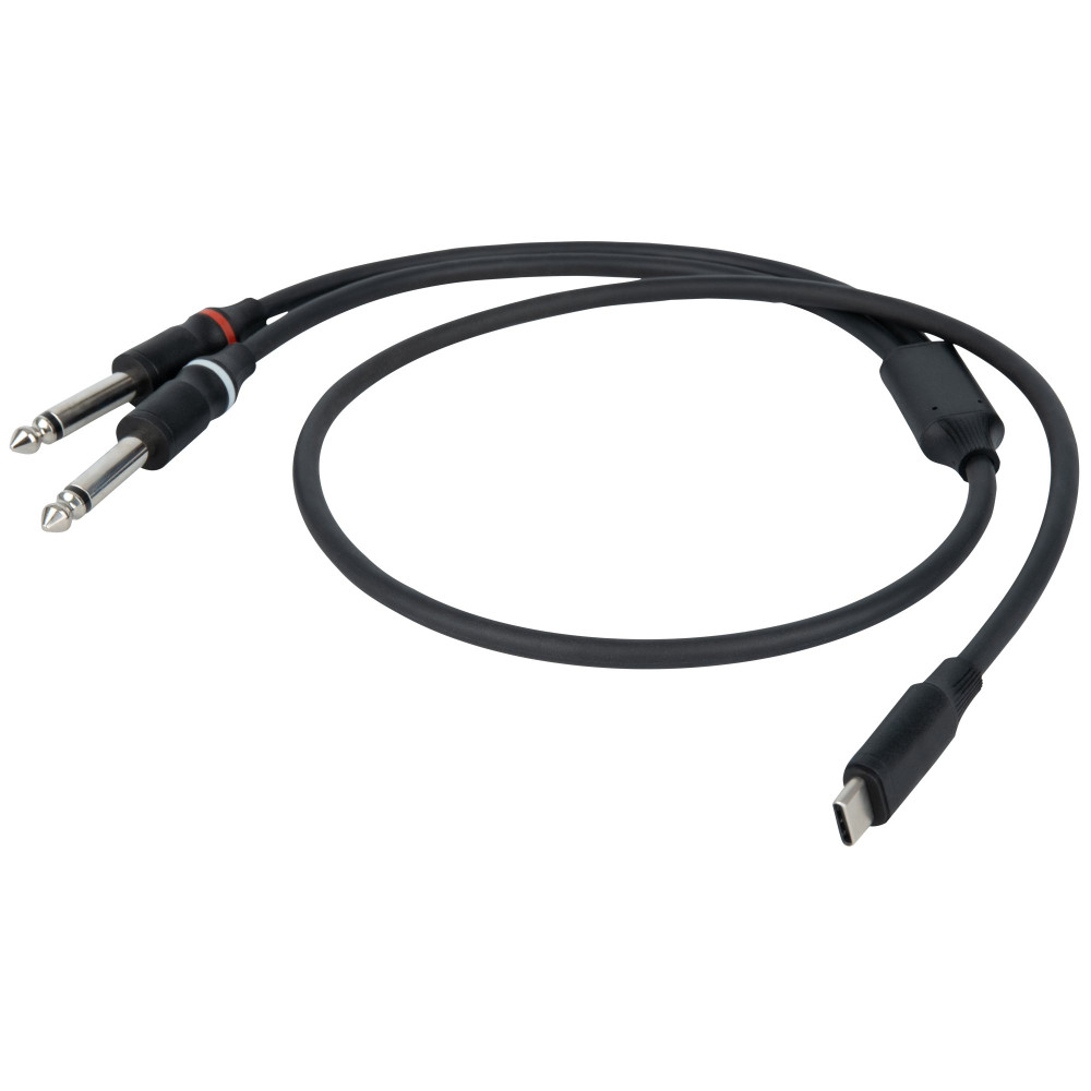 FL111 - Da USB-C a 2 jack mono L/R