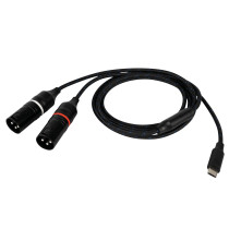 FL115 - Da USB-C a 2 XLR/M 3P Galvanicamente Isolati