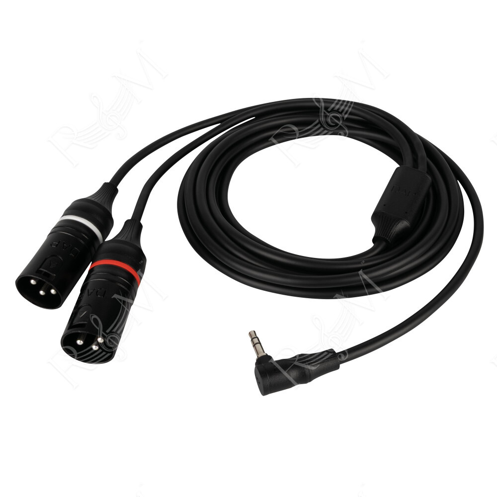 FL118 - mini-jack stereo maschio ad angolo retto a 2 XLR/M 3P