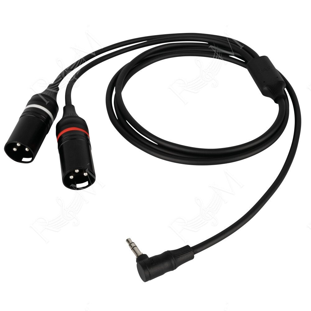 FL118 - mini-jack stereo maschio ad angolo retto a 2 XLR/M 3P