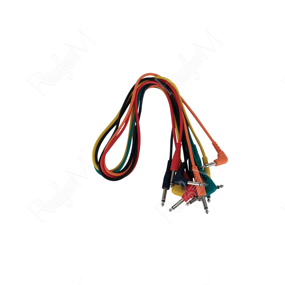 FL14 - 6 coloured unbal. patch straight to 90° 90 cm