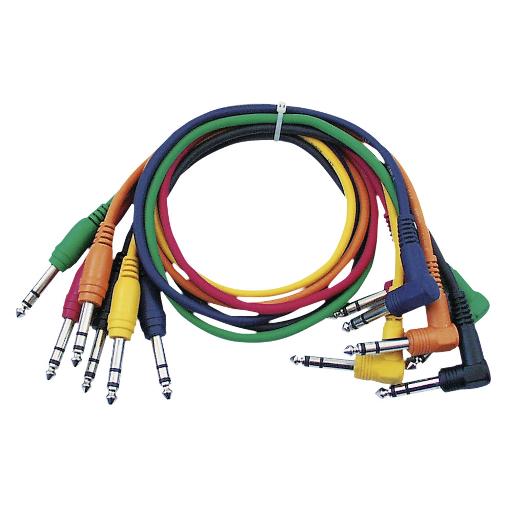 FL15 - 6 coloured bal. patch straight to 90° 90 cm