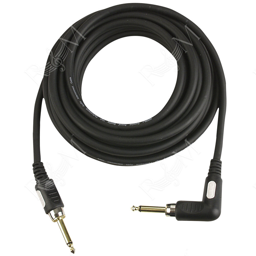 FL18 - Stage Guitar Cable straight Ø 6 mm to 90° 6 m