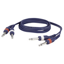 FL22 - 2 mono Jack L/R to 2 mono Jack L/R 1,5 m