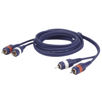 FL24 - 2 RCA male L/R to 2 RCA male L/R 3 m