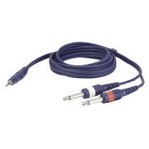 FL31 - stereo mini-jack to 2 mono Jack L/R 3 m