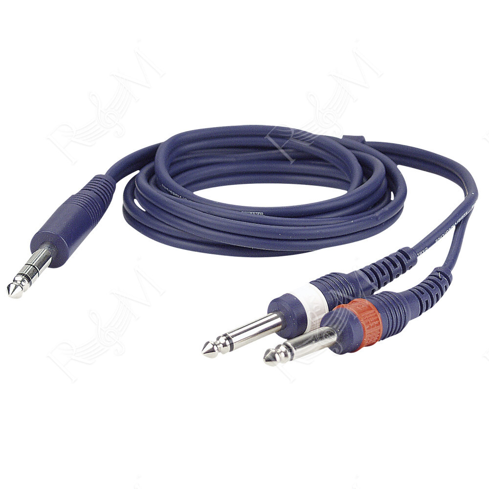 FL34 - stereo Jack to 2 mono Jack L/R 3 m